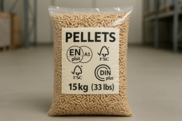 Cómo identificar un pellet de madera certificado y de calidad