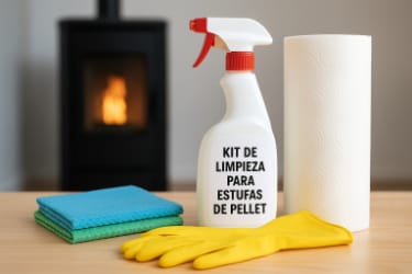 Cómo limpiar el cristal de la estufa de pellet sin rayarlo