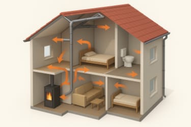 Estufas canalizables: Calefacción para toda la casa
