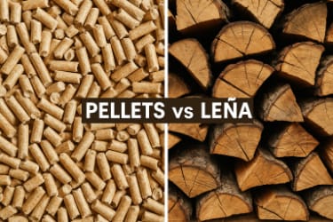 Pellets vs leña: ¿Qué combustible es mejor para tu estufa?