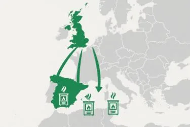 Nuevas restricciones a las estufas de leña y pellet en Reino Unido en 2025: Qué puede pasar en España