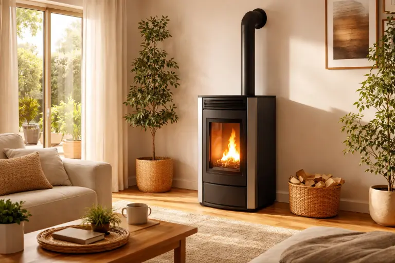 Estufas de pellet baratas 2026. Ofertas en Centros Comerciales de España + guía de compra inteligente